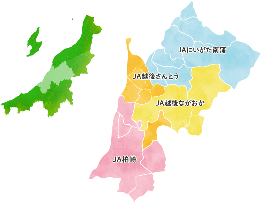 JAえちご中越地図